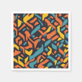 Geometrisches Muster Serviette (Vorderseite)