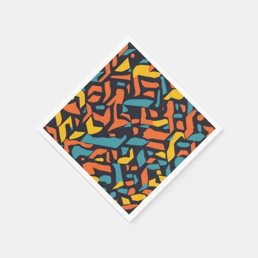 Geometrisches Muster Serviette (Ecke)