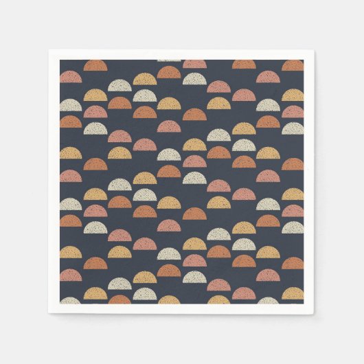 Geometrisches Muster Serviette (Vorderseite)