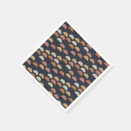 Geometrisches Muster Serviette (Ecke)