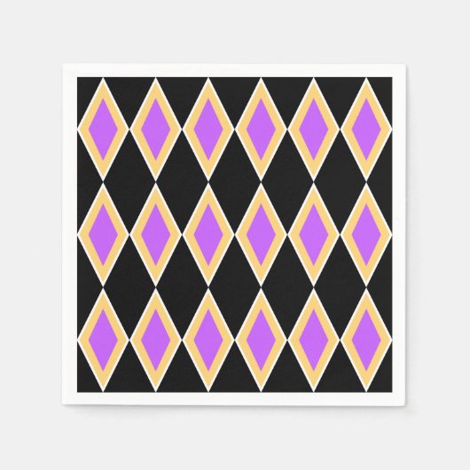 Geometrisches Muster Serviette (Vorderseite)