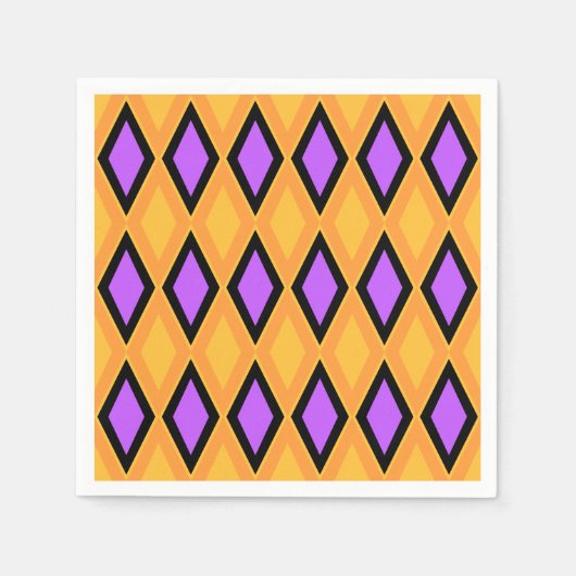 Geometrisches Muster Serviette (Vorderseite)