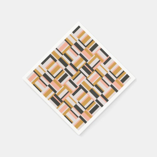 Geometrisches Muster Serviette (Ecke)