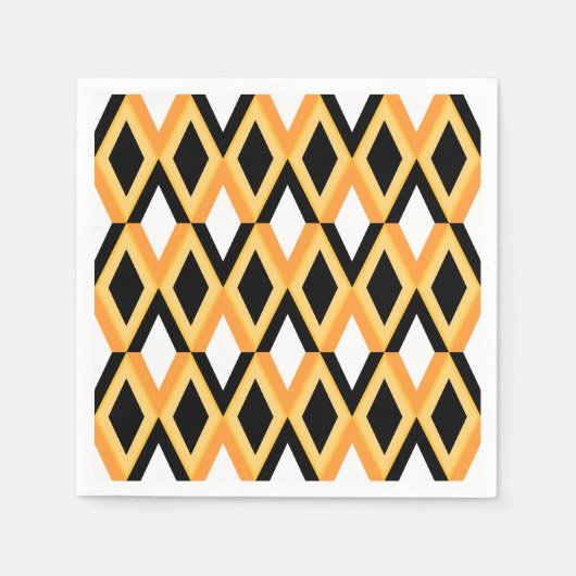 Geometrisches Muster Serviette (Vorderseite)