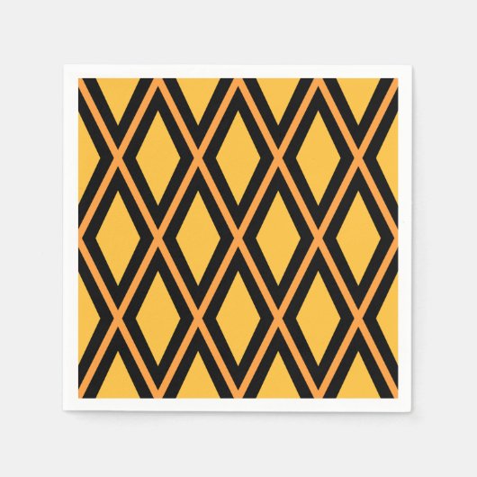 Geometrisches Muster Serviette (Vorderseite)