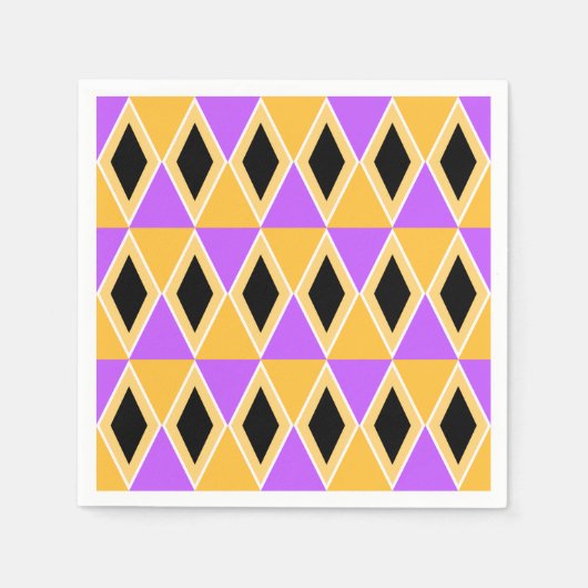 Geometrisches Muster Serviette (Vorderseite)