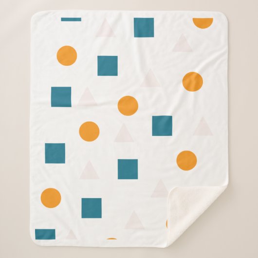 Geometrisches Muster Sherpa Blanket - Gemütlich &  Sherpadecke (Vorderseite)