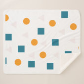 Geometrisches Muster Sherpa Blanket - Gemütlich &  Sherpadecke (Vorderseite (Horizontal))