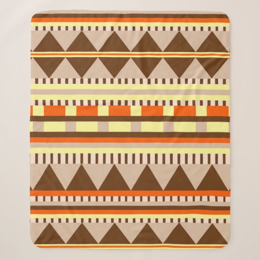 Geometrisches Muster Sherpadecke (Vorderseite)