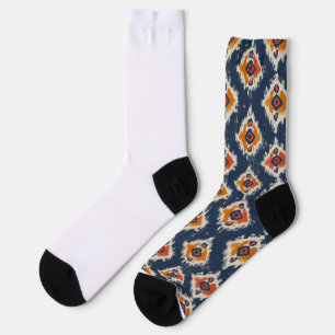 Geometrisches Muster Socken