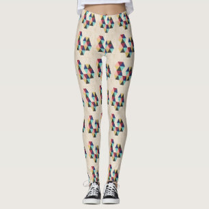 Geometrisches Muster-Spiel III Leggings
