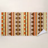 Geometrisches Muster Strandtuch (Vorderseite)