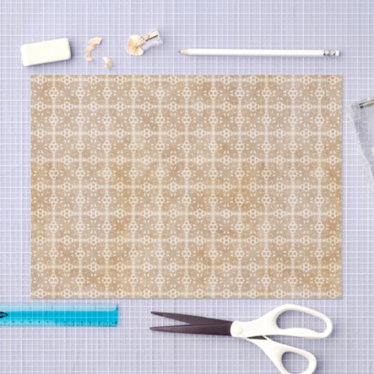 Geometrisches Muster TANs Seidenpapier (Handwerk)