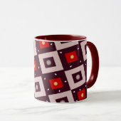 Geometrisches Muster Tasse (VorderseiteRechts)