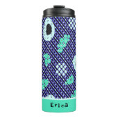 Geometrisches Muster Thermosbecher (Vorderseite)