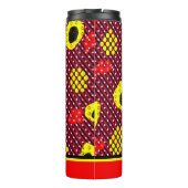 Geometrisches Muster Thermosbecher (Rückseite)