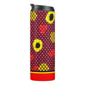 Geometrisches Muster Thermosbecher (Nach rechts gedreht)