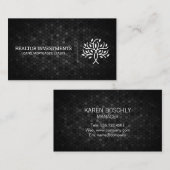 Geometrisches Muster | Tree-Symbol Visitenkarte (Vorne/Hinten)