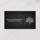 Geometrisches Muster | Tree-Symbol Visitenkarte (Vorderseite)