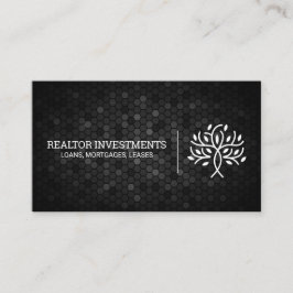 Geometrisches Muster | Tree-Symbol Visitenkarte