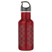 Geometrisches Muster Trinkflasche (Rückseite)