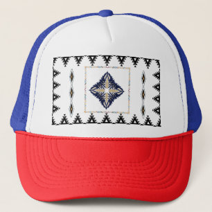 Geometrisches Muster Truckerkappe