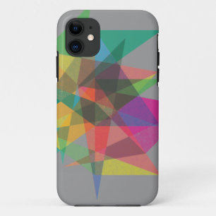 geometrisches Muster überlagerter Farbeiphone Fal Case-Mate iPhone Hülle