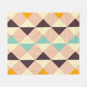 Geometrisches Muster überlappende Diamanten und Dr Fleecedecke (Vorderseite (Horizontal))