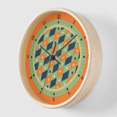 Geometrisches Muster Uhr (Winkel)