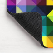Geometrisches Muster Vector farbiges Mousepad (Ecke)
