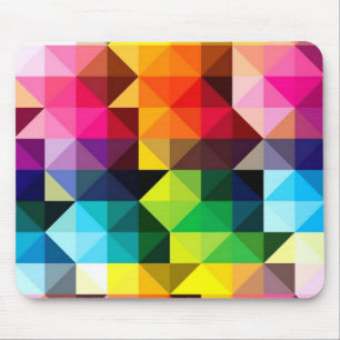 Geometrisches Muster Vector farbiges Mousepad