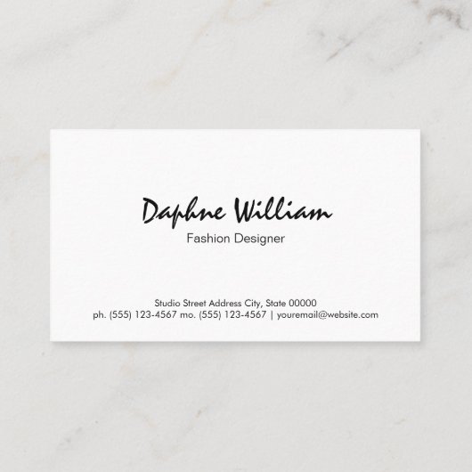 Geometrisches Muster Visitenkarte (Rückseite)