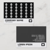 Geometrisches Muster Visitenkarte (Vorne/Hinten)