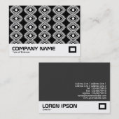 Geometrisches Muster Visitenkarte (Vorne/Hinten)