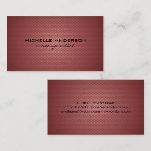 Geometrisches Muster Visitenkarte (Vorne/Hinten)