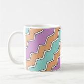 Geometrisches Muster von ZigZag Kaffeetasse (Links)