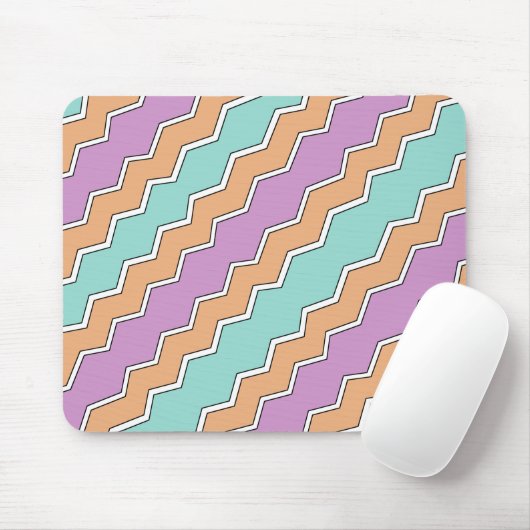 Geometrisches Muster von ZigZag Mousepad (Mit Mouse)