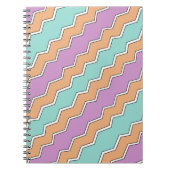 Geometrisches Muster von ZigZag Notizblock (Vorderseite)