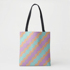 Geometrisches Muster von ZigZag Tasche