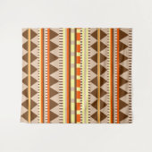 Geometrisches Muster Wandteppich (Vorderseite (Horizontal))