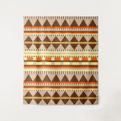Geometrisches Muster Wandteppich (Vorderseite)