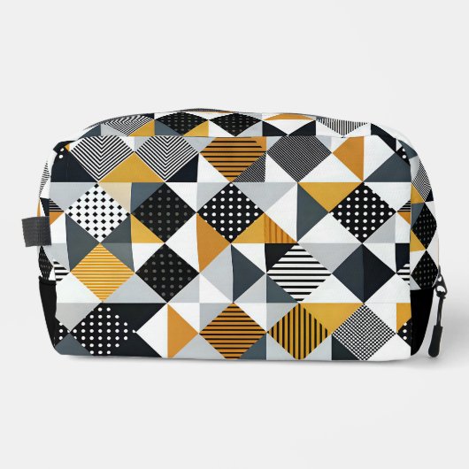 Geometrisches Muster Waschbeutel (Vorderseite)