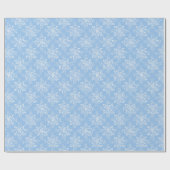 Geometrisches Muster | Winterblüten Geschenkpapier (Flach)
