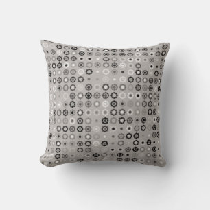 Geometrisches Musterdesign abstrakt, kunstvoll, gr Kissen