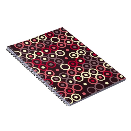 Geometrisches Musterdesign abstrakt, kunstvoll, gr Notizblock (Rechte Seite)