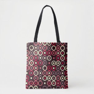 Geometrisches Musterdesign abstrakt, kunstvoll, gr Tasche