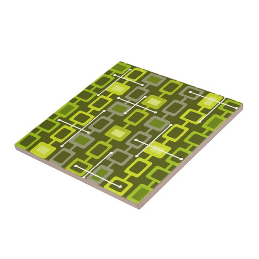 Geometrisches Musterdiagramm für Retro-1950s Fliese (Seite)