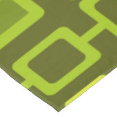 Geometrisches Musterdiagramm für Retro-1950s Tischdecke (Schrägansicht)