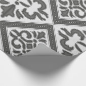 Geometrisches Mustergitter Geschenkpapier (Ecke)
