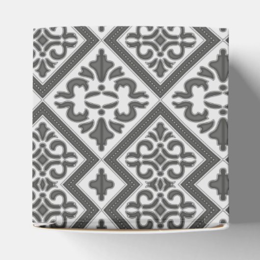 Geometrisches Mustergitter Geschenkschachtel (Oben)